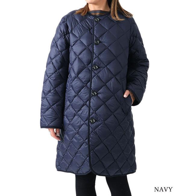 美品✨Gymphlex ジムフレックス　キルティング ダウンコート　ノーカラー Gymphlex｜キルティング ダウン カラーレス コート ノーカラー