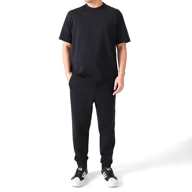 商品ワイスリー Y-3 凹凸 水色 ワンポイントラバーロゴ Tシャツ T