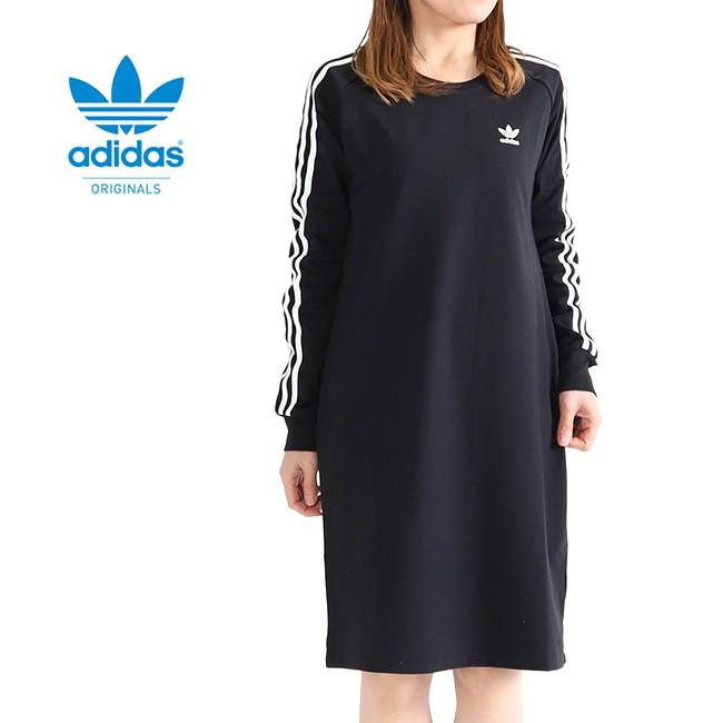 Adidas アディダスオリジナルス 3ライン トレフォイルロゴ コットンワンピース Dv27 ガール レディース Golden State 通販 Paypayモール