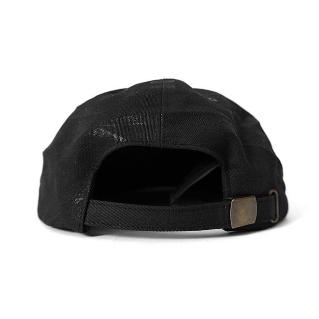 Maison Margiela メゾンマルジェラ コーティング コットンツイル キャップ S50TC0080 M35673 黒 ブラック 帽子 メンズ レディースの画像