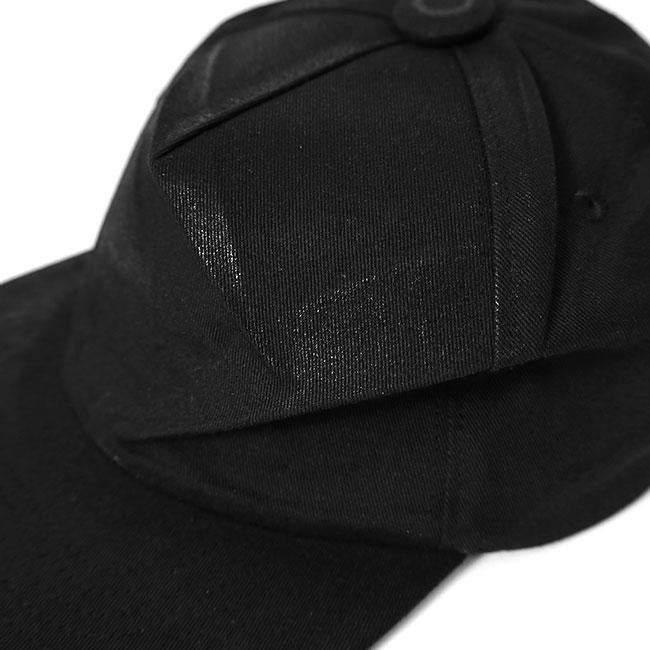 Maison Margiela メゾンマルジェラ コーティング コットンツイル キャップ S50TC0080 M35673 黒 ブラック 帽子 メンズ レディースの画像