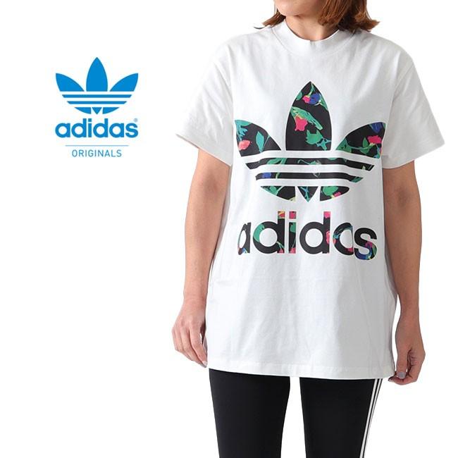 Adidas アディダスオリジナルス フローラル ビッグトレフォイル Tシャツ Fl0027 花柄 半袖tシャツ レディース Golden State 通販 Paypayモール