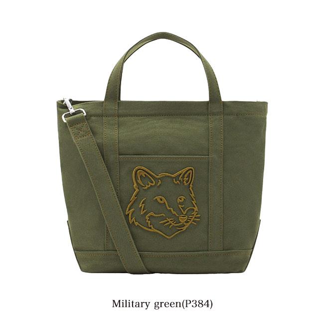 Maison Kitsune メゾンキツネ フォックスヘッド スモール トート Maison Kitsune メゾンキツネ フォックスヘッド スモール トート