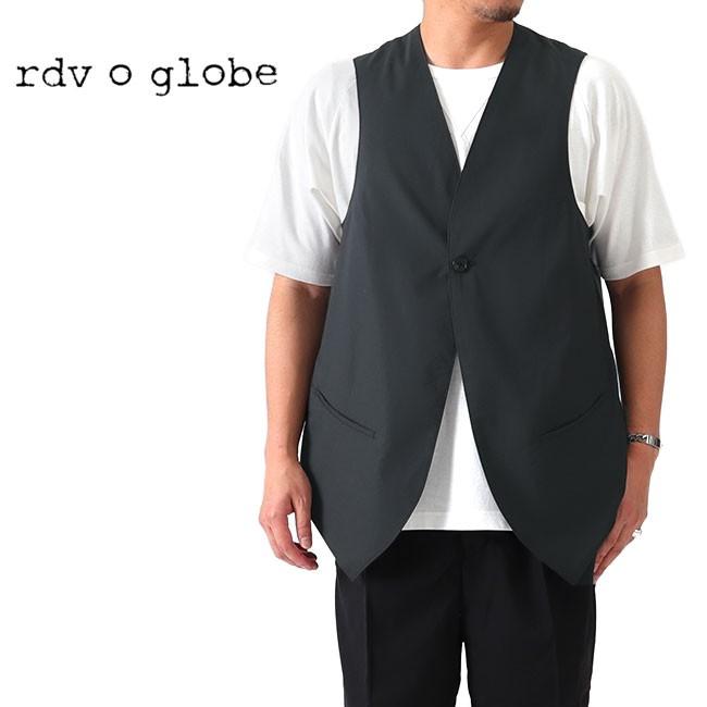 rdv o globe ブラック ベスト rdv o globe [TIME SALE] ランデヴーオーグローブ ジレ 181SP003