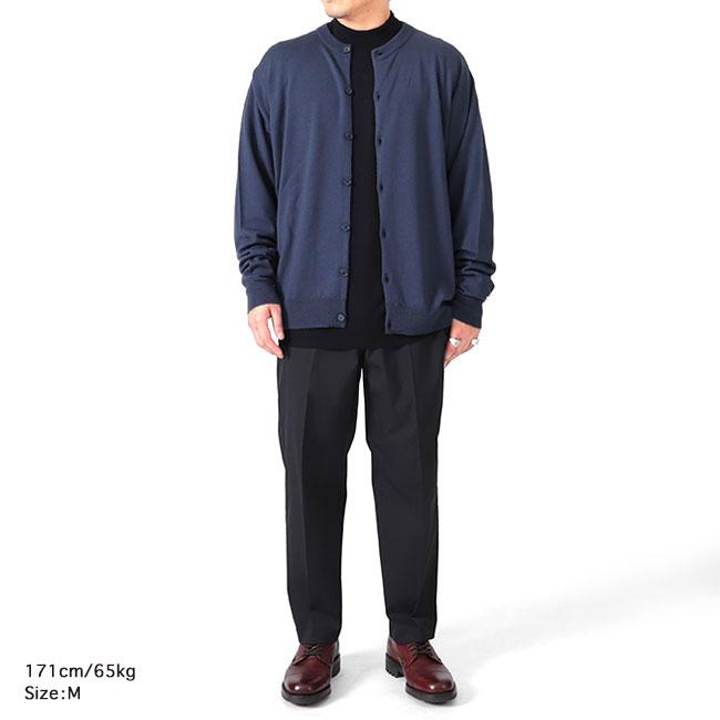 日本企画 JOHN SMEDLEY ジョンスメドレー 24G メリノウール モックネック ニットセーター A4546 メンズの画像