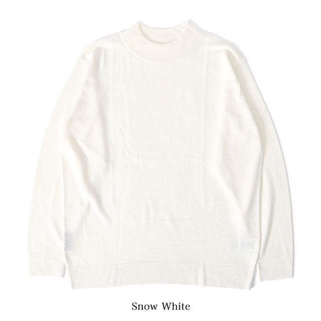 日本企画 JOHN SMEDLEY ジョンスメドレー 24G メリノウール モックネック ニットセーター A4546 メンズの画像
