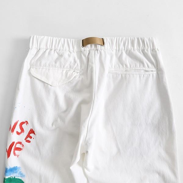 White Sand（ホワイトサンド） アートデザイン ホワイトパンツ