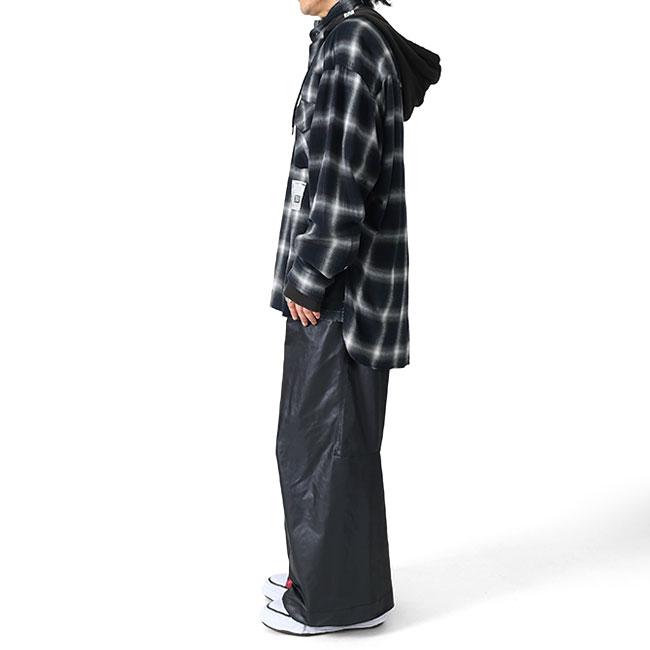 Mihara Yasuhiro チェック柄フード付きシャツジャケット サイズ48 Maison MIHARA YASUHIRO(メゾンミハラヤスヒロ) チェック柄