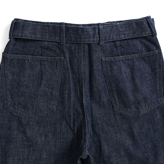LEMAIRE ルメール インディゴデニム ツイスト ベルテッドパンツ LEMAIRE ルメール インディゴデニム ツイスト ベルテッドパンツ