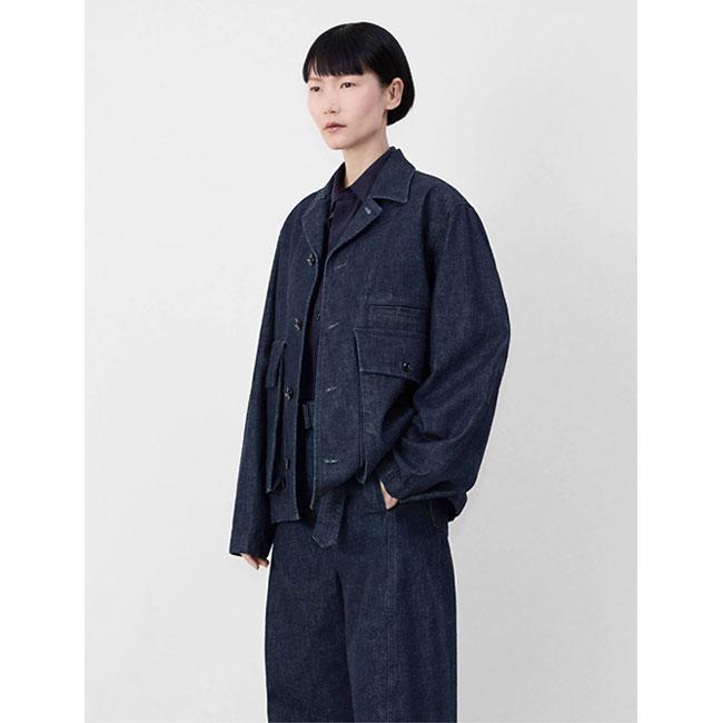 LEMAIRE ルメール インディゴデニム ボクシー デニムジャケット LEMAIRE ルメール インディゴデニム ボクシー デニムジャケット