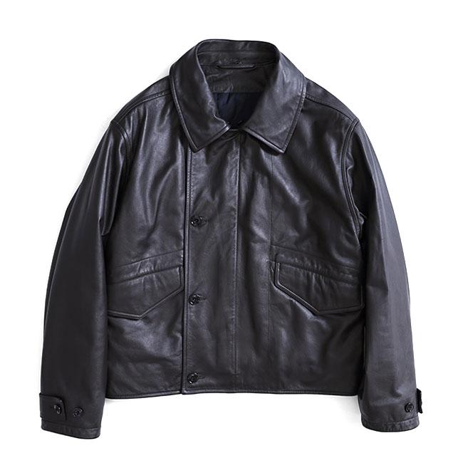 LEMAIRE ルメール シアリング レザー フライトジャケット OW1101 LEMAIRE ルメール シアリング レザー フライトジャケット OW1101