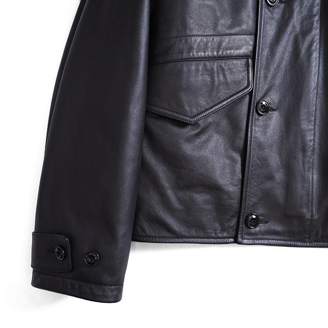LEMAIRE ルメール シアリング レザー フライトジャケット OW1101 LEMAIRE ルメール シアリング レザー フライトジャケット OW1101