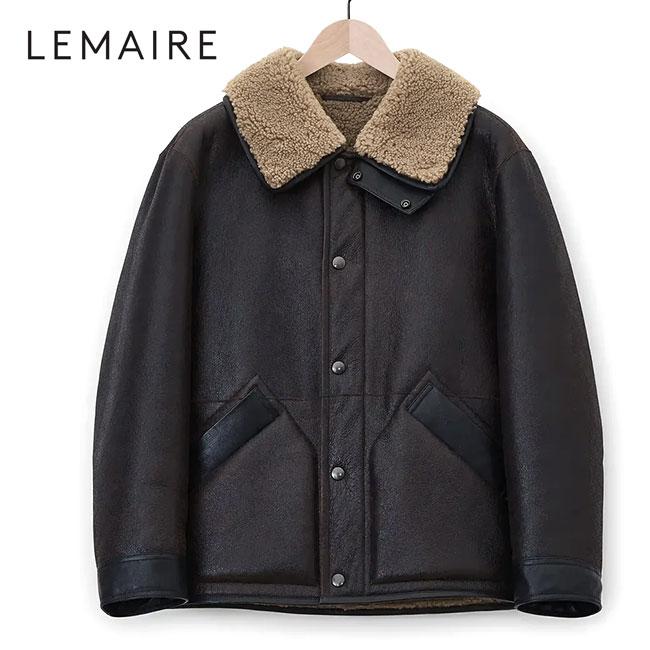 LEMAIRE ルメール ラムレザー シアリング ムートンコート CO1080 LEMAIRE ルメール ラムレザー シアリング ムートンコート CO1080