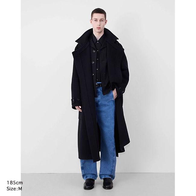 LEMAIR ルメール　トレンチコート ブラック　S LEMAIRE - 【残り一点】Wrap Coat | ACRMTSM ONLINE STORE
