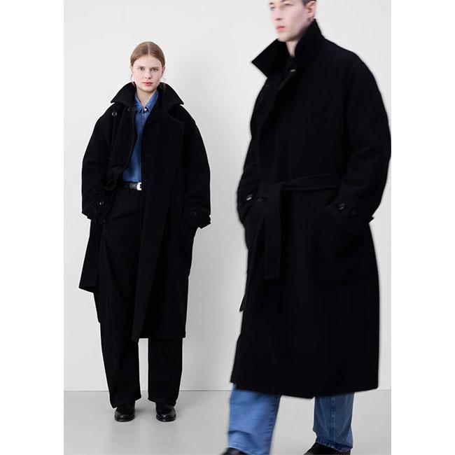 LEMAIRE ルメール ダブルウール ラップコート CO1037 LF1116 LEMAIRE ルメール ダブルウール ラップコート CO1037 LF1116
