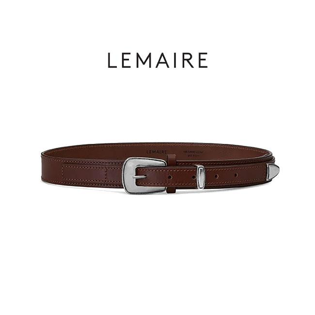 ルメール　レザーベルト LEMAIRE ルメール REVERSED BELT 25 レザーベルト サイズ：85
