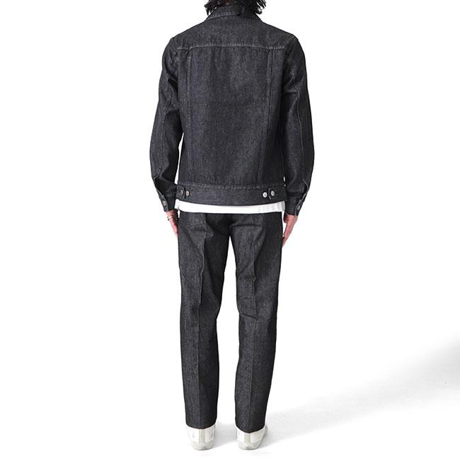 TIME SALE] Jeanik ジーニック インディゴ ブラック デニムスラックス