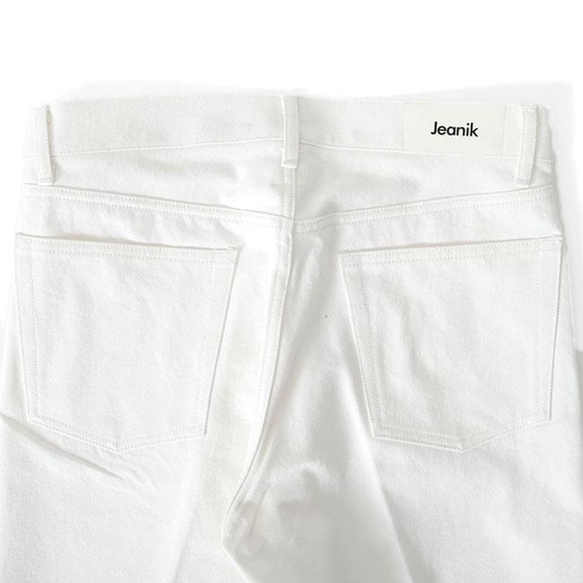 Jeanik ジーニック ホワイト デニムスラックス JEANIK101 白 ジーンズ