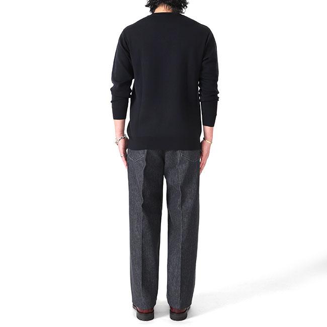 TIME SALE] Jeanik ジーニックウォッシュドブラック ワイド