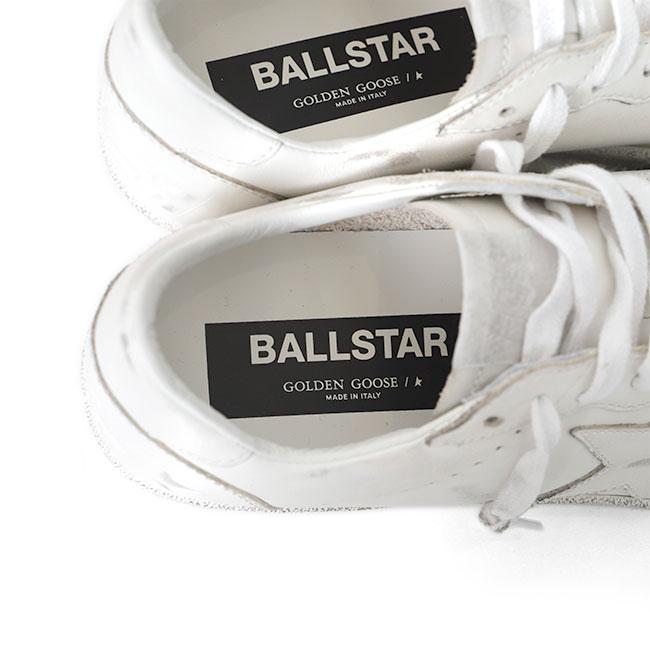 Golden Goose ゴールデングース BALL STAR ボールスター レザーシューズ GMF00117.F004170.10100 白 メンズの画像