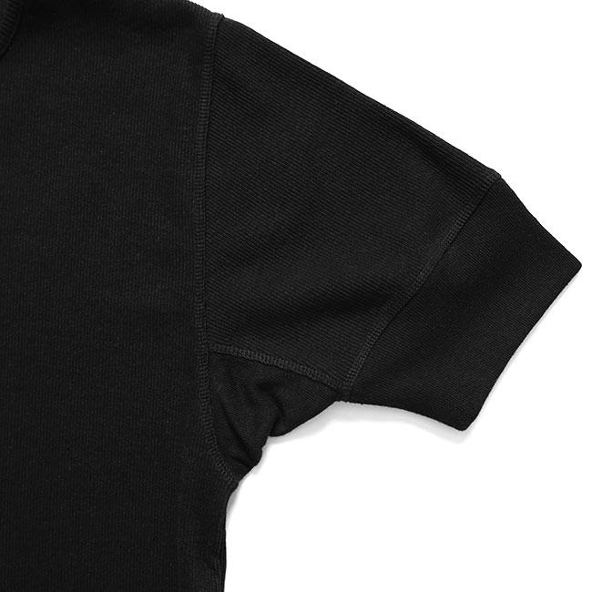 LEMAIRE ルメール コットンリネン ヘンリーネックリブTシャツ TS0007