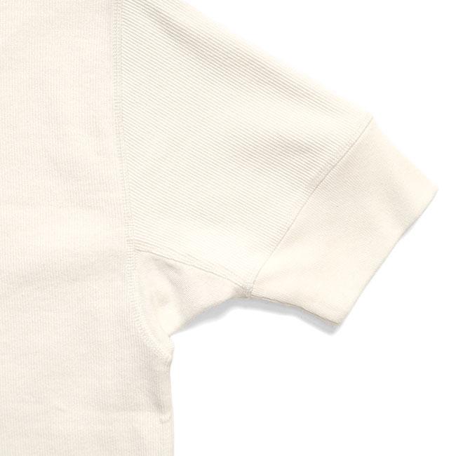 LEMAIRE ルメール コットンリネン ヘンリーネックリブTシャツ TS0007