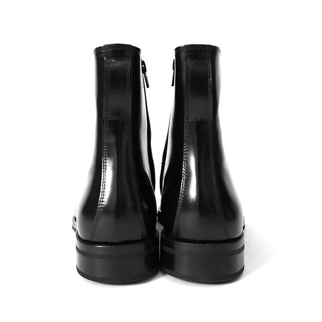 LEMAIRE ルメール カーフスキンレザー ジップブーツ FO0236 LL0157 黒 ブラック アンクルブーツ レザーシューズ メンズの画像