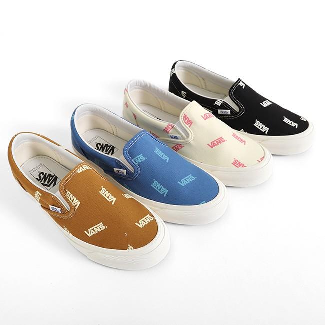 VANS VAULT バンズボルト 総柄ロゴ スリッポン Og Classic Slip-On Lx
