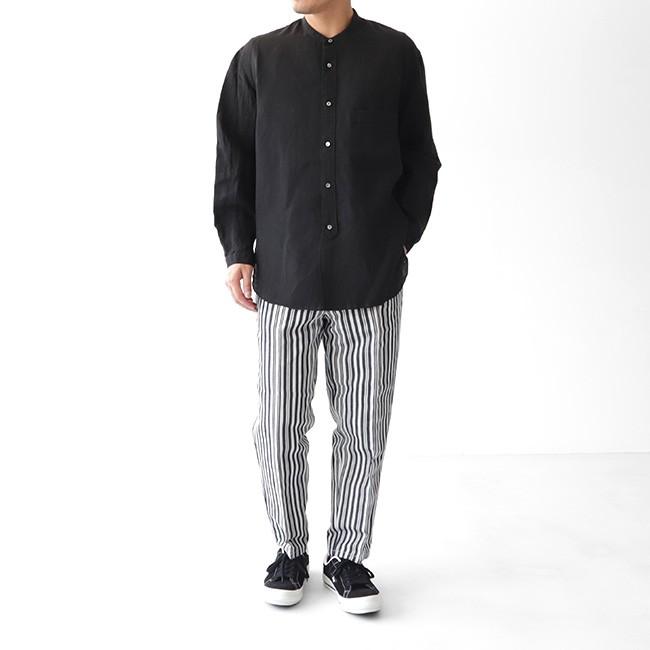 STILL BY HAND（スティルバイハンド） [SALE] 綿麻 ストライプパンツ