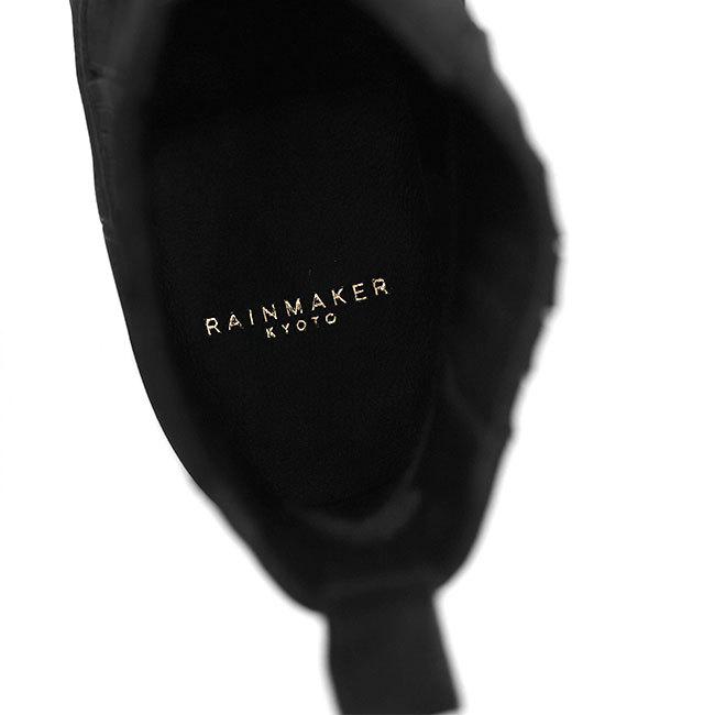 RAINMAKER レインメーカー ヌバックレザー アンクル ヒールブーツ