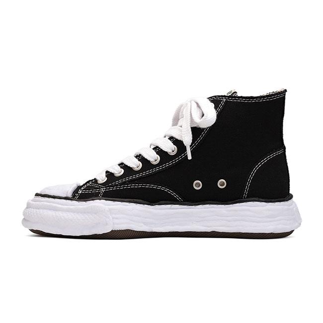 Maison MIHARA YASUHIRO メゾンミハラヤスヒロ PETERSON 23 ピーターソン ハイカット スニーカー A11FW701 黒 ブラック シューズ メンズ レディースの画像