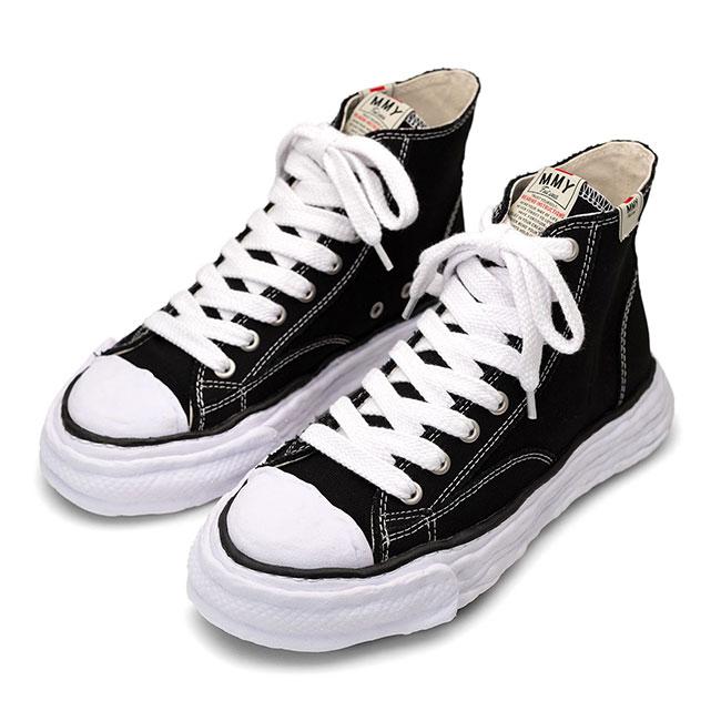 Maison MIHARA YASUHIRO メゾンミハラヤスヒロ PETERSON 23 ピーターソン ハイカット スニーカー A11FW701 黒 ブラック シューズ メンズ レディースの画像