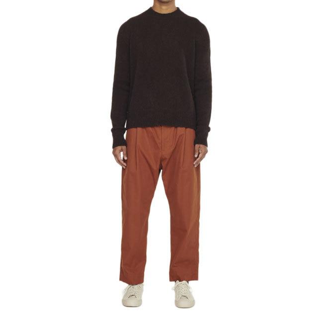 【関税込み】Studio Nicholson ブラウン Sandos ニット セーター STUDIO NICHOLSON スタジオニコルソン セーター ALVA SNM 1258