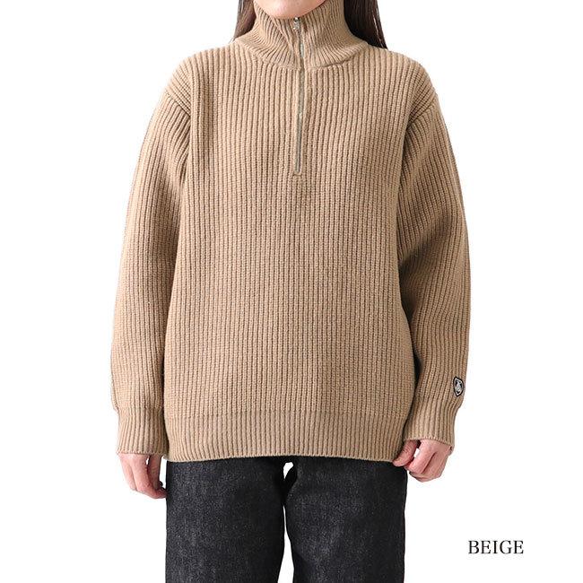 ORCIVAL ハーフジップ ハイネック ニット ORCIVAL（オーシバル） ハーフジップ ハイネック ニットセーター RC