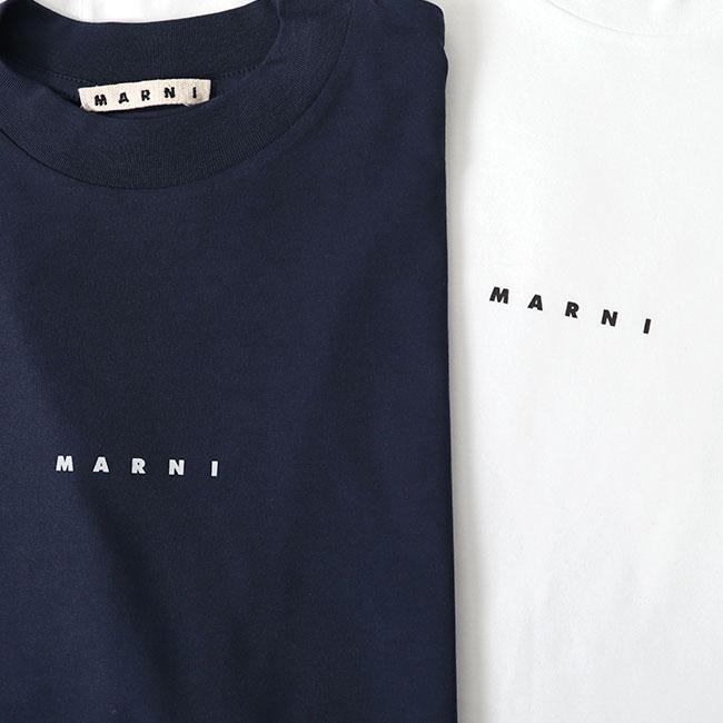 【即日発送】MARNI マルニ ネイビー S ミニロゴTシャツ 大人も着用可能★ 即日発送】MARNI マルニ ネイビー S ミニロゴTシャツ 大人も着用