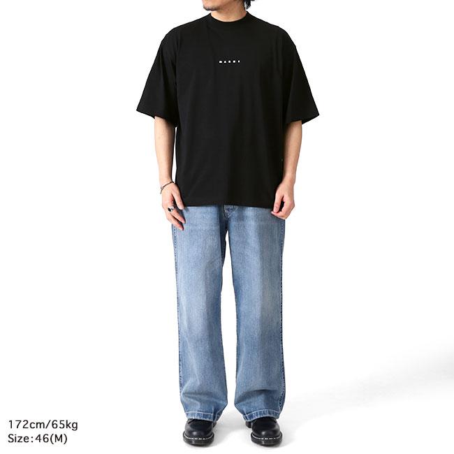 MARNI マルニ ミニロゴTシャツ HUMU0223P1 USCS87 半袖Tシャツ メンズ