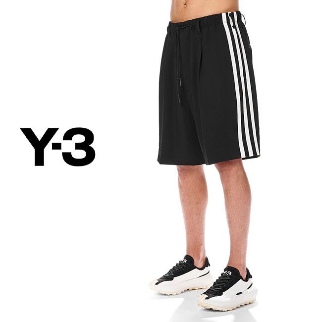 Y-3 ワイスリー 3ストライプ タックショーツ HG6085 ショートパンツ 
