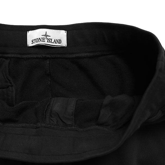 STONE ISLAND ストーンアイランド スウェットパンツ 6200021 黒 ブラック メンズの画像