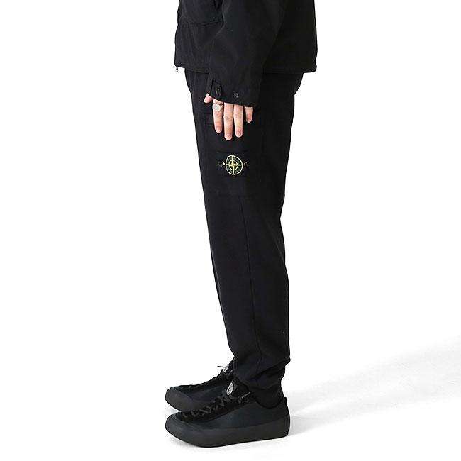 STONE ISLAND ストーンアイランド スウェットパンツ 6200021 黒 ブラック メンズの画像