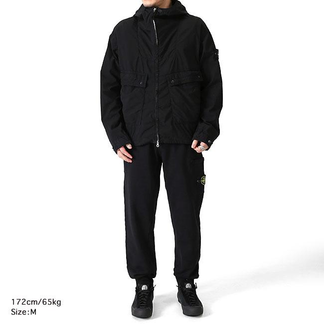 STONE ISLAND ストーンアイランド スウェットパンツ 6200021 黒 ブラック メンズの画像