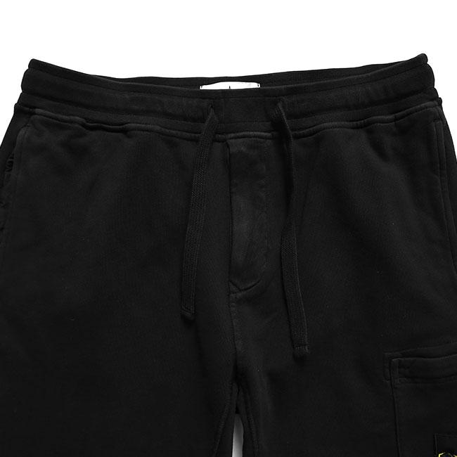 STONE ISLAND ストーンアイランド スウェットパンツ 6200021 黒 ブラック メンズの画像