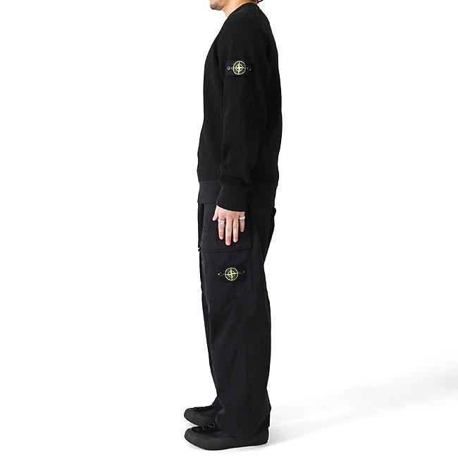 STONE ISLAND ストーンアイランド ワッフル スウェットシャツ 6100056