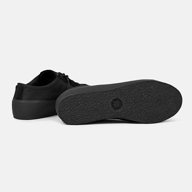 STONE ISLAND ストーンアイランド POLY MESH Compassパッチ ローカットスニーカー S100010 黒 ブラック スニーカー メンズの画像