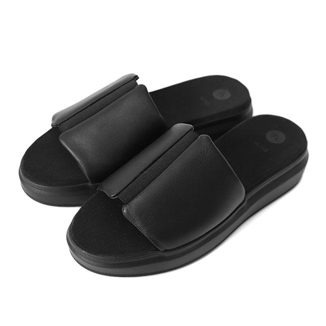 Amb エーエムビー KAREL 厚底 サンダル 黒 42 Amb（エーエムビー） KAREL KAREL L 厚底 スライドサンダル メンズ