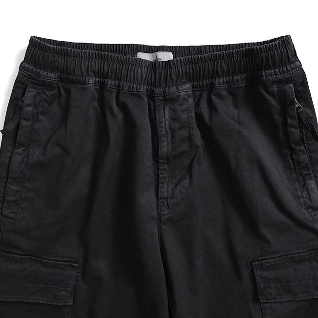 STONE ISLAND ストーンアイランド ガーメントダイ テーパード カーゴパンツ 8115313L1 K2S153100033 黒 ブラック メンズの画像