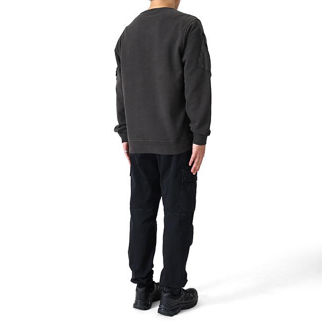 STONE ISLAND ストーンアイランド ガーメントダイ テーパード カーゴパンツ 8115313L1 K2S153100033 黒 ブラック メンズの画像