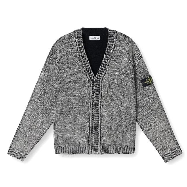 STONE ISLAND ストーンアイランド コットンシェニール カーディガン