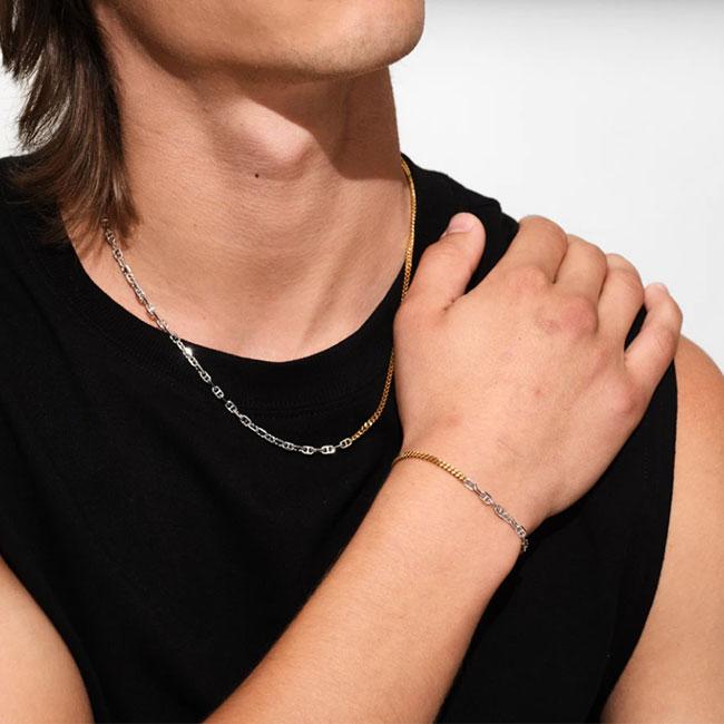 TOMWOOD トムウッド ネックレス ケーブル Rue Chain Duo TOMWOOD トムウッド Rue Chain Duo 20.5inch ゴールド シルバー