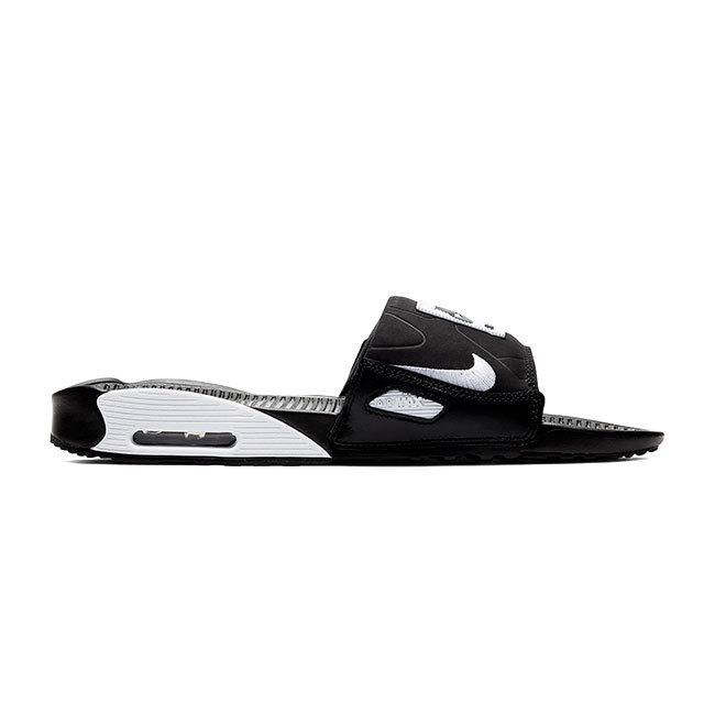 バーゲンで Nike ナイキ モノクロ エアマックス 90 スライド サンダル Air Max Slide Bq4635 002 ベナッシ メンズ8 250円 Whitesforracialequity Org
