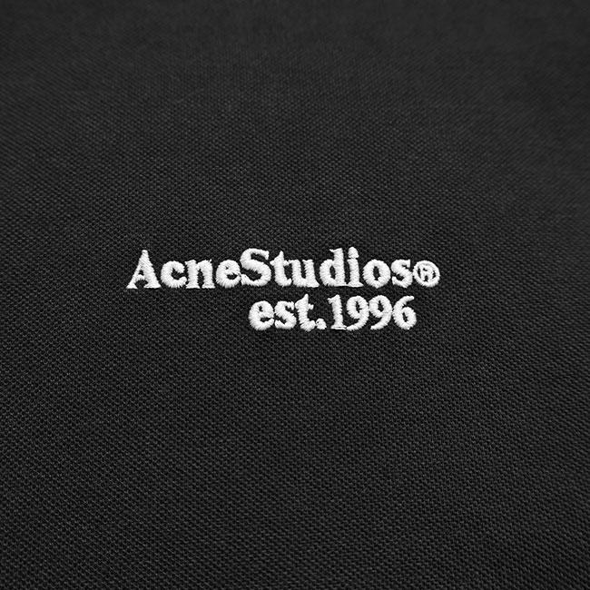 Acne Studios アクネストゥディオズ ウォッシュド ロゴポロシャツ FN